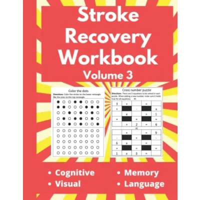 Abbildung von Stroke Recovery Workbook Puzzles for Patients An Activity Book Brain Injury and Aphasia Rehabilitation Volume 3: A Large Print ... Activities (Stroke Books)