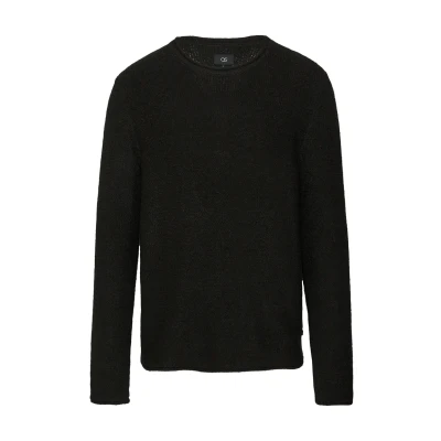 Abbildung von QS MIT Rollkante Strickpullover, Herren, Größe: Large, Schwarz