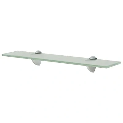 Abbildung von vidaXL Wand Regal Glasregal Glasboden Glasablage Badregal Mattiert 50x10 cm 8 mm