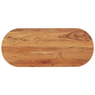 Abbildung von vidaXL Tischplatte 100x40x2,5 cm Oval Massivholz Akazie (1 St)