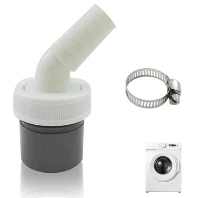 Abbildung von Waschmaschine Abfluss Adapter,Siphon Anschluss,Waschmaschinenanschluss,Abfluss Waschmaschine,Ablaufschlauch Adapter 40mm mit Schlauchschelle für Waschmaschinen,Geschirrspüler,Trockner