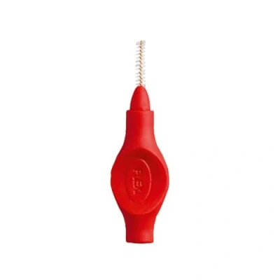 Abbildung von Interdentalbürsten Flexi Vorteilspack rot super fine 25er 25 Bürsten