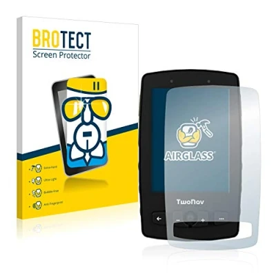 Abbildung von BROTECT Schutzglas für TwoNav Aventura 2 Schutzfolie Panzer Folie Glas [Extrem Kratzfest 9H, Anti Fingerprint, Ultra Transparent]