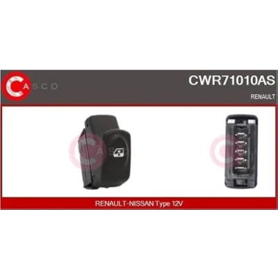 Abbildung von SANDO SWR71010.0 Schalter, Fensterheber beifahrerseitig, fahrerseitig RENAULT: Kangoo I Rapid