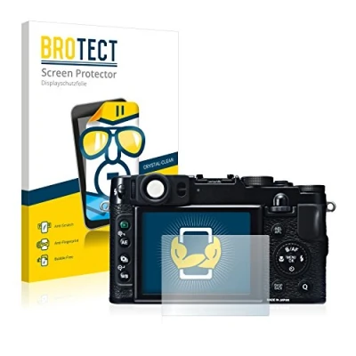 Abbildung von BROTECT (2 Stück Schutzfolie für Fujifilm X20 Displayschutz Folie Ultra Klar