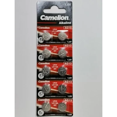 Abbildung von Camelion Hg Quick silb Erfrei AG13 1.5 V Button Cell Battery LR44, A76, GP76 A, 357, SR44 W