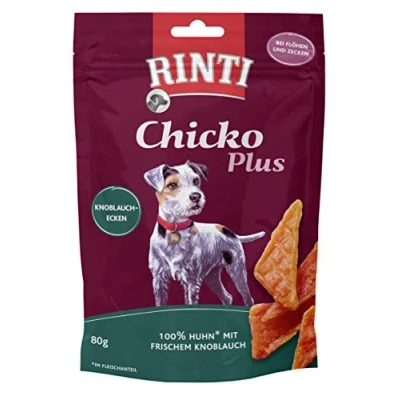 Abbildung von RINTI Chicko Plus Knoblauchecken mit Huhn 12x80g