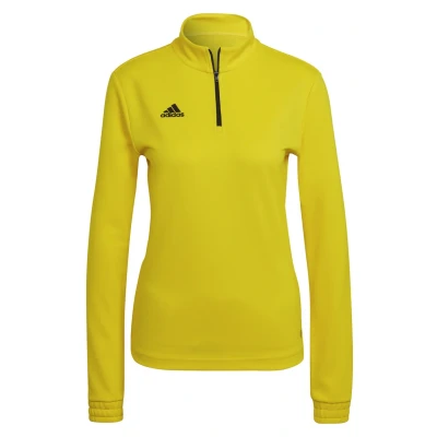 Abbildung von adidas Performance Entrada Langarmshirt, Damen, Größe: XS, Gelbschwarz