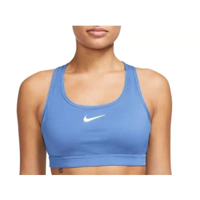 Abbildung von Nike Performance BRA Sportbh mit mittlerer Stützkraft, Damen, Größe: Large, University blue/white