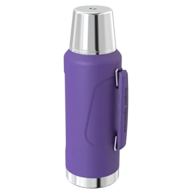 Abbildung von Super Sparrow Thermoskanne Thermosflasche Edelstahl 2L BPA Frei Trinkflasche Auslaufsicherer Deckel Fungiert als Trinkbecher Thermobecher für Sport, Outdoor