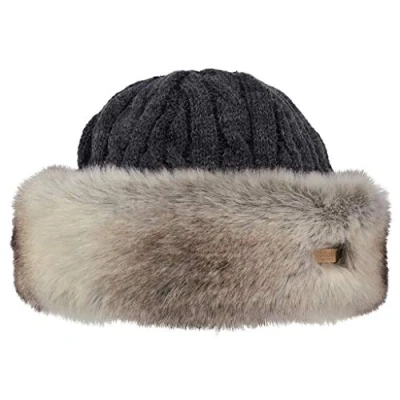 Abbildung von Barts Damen Fur Cable Baskenmütze, Mehrfarbig (Rabbit), One Size (Herstellergröße: Unica)