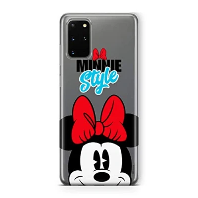 Abbildung von Original und Offiziell Lizenziertes Disney Minnie Mickey Maus Handyhülle für Samsung S20 PLUS, S11, Case, Hülle aus Kunststoff TPU Silikon, schützt vor Stößen Kratzern