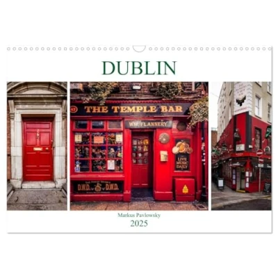 Abbildung von Dublin (Wandkalender 2025 DIN A3 quer), CALVENDO Monatskalender