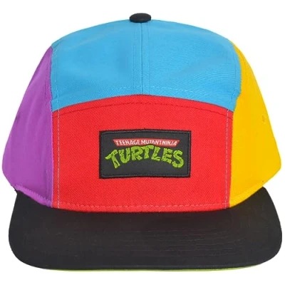 Abbildung von Concept One Teenage Mutant Ninja Turtles Cap, TMNT Erwachsene Skater Snapback Baseballmütze mit Flacher Krempe, Mehrfarbig/Meereswellen (Ocean Tides), Einheitsgre