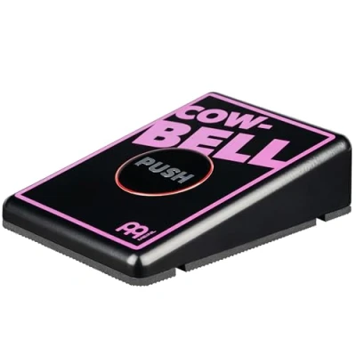 Abbildung von Meinl Percussion Stomp Box Cowbell Instrument Elektronisches Pedal Kuhglocke Soundeffekt Mit Ausgangsbuchse Aluminium, Mehrfarbig (STB2)