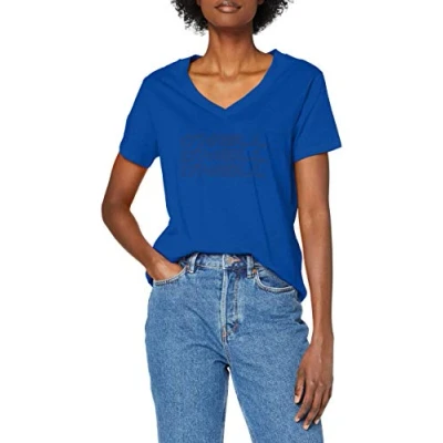 Abbildung von O&#039;Neill Damen Triple Stack v Neck T Shirt, Ocean Blue, L