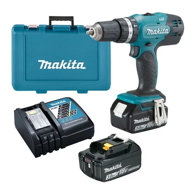 Abbildung von Makita Akku Bohrschrauber DHP453RFE Schlagbohrschrauber 18V inkl. 2 x 3, 18 V