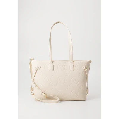 Abbildung von Valentino Bags Samba Shopping Bag, Damen, Größe: One Size, Ecru