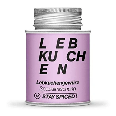 Abbildung von STAY SPICED ! Lebkuchengewürz I &quot;SPICE spezial&quot; Köstliches Weihnachtsgewürz Verpackt in 170 ml Schraubdose