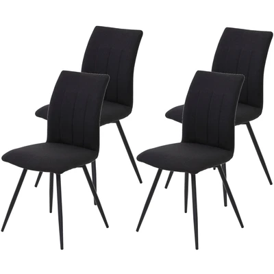 Abbildung von HELA Drehstuhl &quot;Vierfußstuhl RIO&quot;, (Set), 4 St., Webstoff, Esszimmerstuhl, 360 drehbar, gepolstert, 120kg belastbar