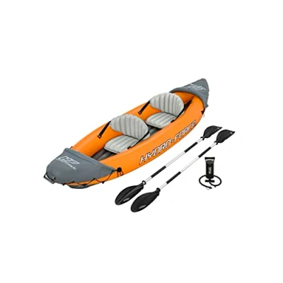Abbildung von Bestway Hydro Force Rapid x2 aufblasbares Kajak mit Lumarko Zubehör!