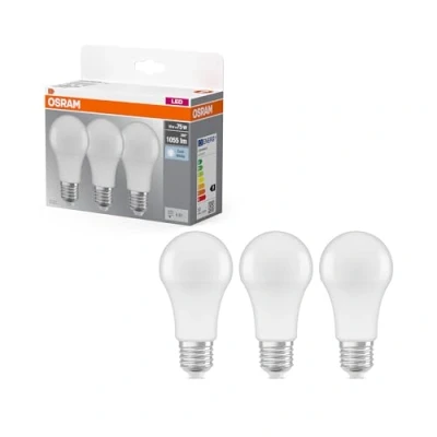 Abbildung von OSRAM LED Lampe E27 Base CL A 10W 4.000K matt 3er