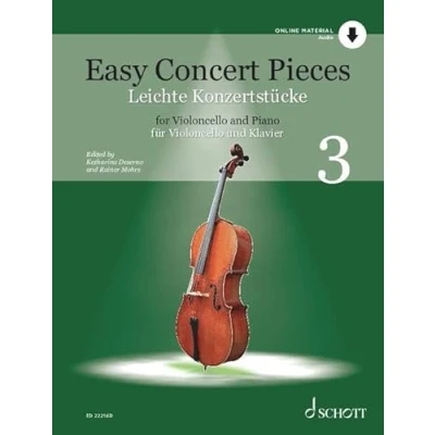 Abbildung von Leichte Konzertstücke: Band 3. Violoncello und Klavier. (Easy Concert Pieces, 3)