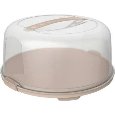 Abbildung von Rotho Kuchentransportbox Tortenglocke Fresh hoch meadow rose, Samt