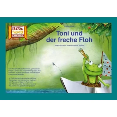 Abbildung von Toni und der freche Floh / Kamishibai Bildkarten: 6 Bildkarten für das Erzähltheater