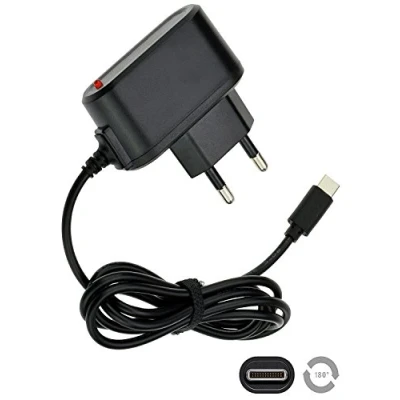 Abbildung von Favory Shop Netz Ladekabel kompatibel mit LG G8s ThinQ USB C Typ 3.0 SuperSpeed (2 Ampere Schnell Ladegerät) Netzteil Netzlader Reiselader Reiseladekabel Lade Kabel