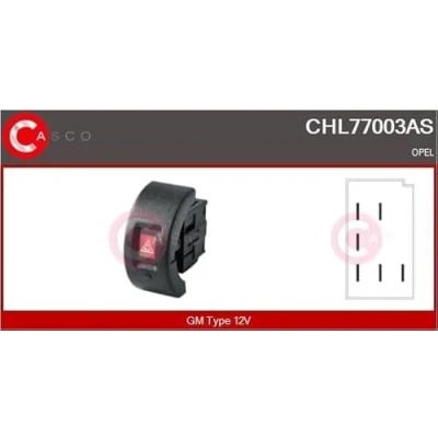Abbildung von CASCO CHL77003AS Warnblinkschalter 6 polig 12V OPEL: Astra G CC, Caravan