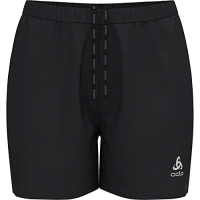 Abbildung von Odlo Damen ESSENTIAL 4 INCH Laufshorts, black paradise pink, XL