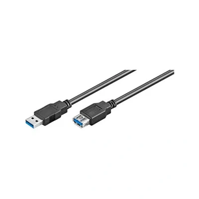Abbildung von Goobay 93999 Super USB 3.0 Kabel Verlängerung / Verlängerungskabel für Geräte mit Anschluss Datenübertragung 5 Gbit/s Dreifach geschirmt 3m
