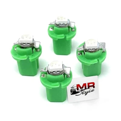 Abbildung von MR Style Set Aufkleber und 4x high Power LED Tachobeleuchtung (grün) kompatibel mit VW Vento + Golf 3, Instrumentenbeleuchtung Umbauset
