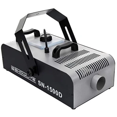 Abbildung von Showlite Discolicht SN 1500D DMX Nebelmaschine 1500W, Nebelausstoß: 560m3/min mit Funkfernbedienung