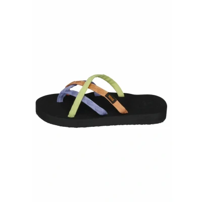 Abbildung von Teva Olowahu Zehentrenner, Damen, Größe: 37, Mixed b/wind/multi Schuhe