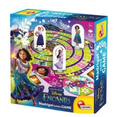 Abbildung von Lisciani DISNEY: Encanto Magical Super Game Familienspiel Brettspiele mit Brett und originellem Spielpfad ab 4 Jahren für 2 bis 6 Spieler hergestellt in Italien 98262