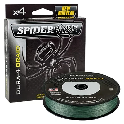Abbildung von Spiderwire Filo da Pesca Dura 4 Green 0.25mm 150m Trecciato PE Dyneema Mare Spinning Surfcasting Carpfishing