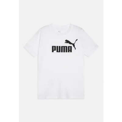 Abbildung von Puma ESS No. 1 Logo T Shirt Teenager Für Herren Damen Kinder Mit Plain White Größe: 11 12Y