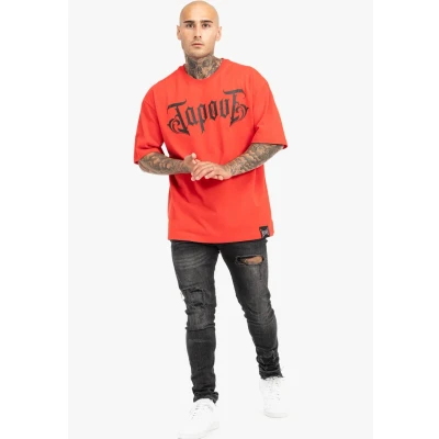 Abbildung von Tapout Herren T Shirt Oversize Simply Believe Red/Black XL