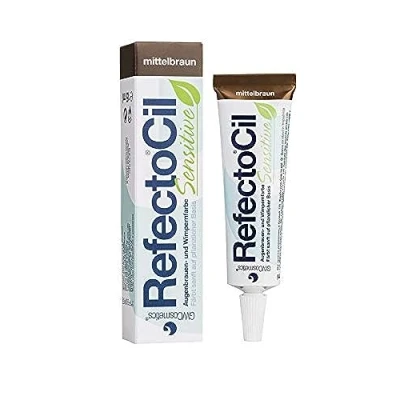 Abbildung von Refectocil Sensitive Augenbrauen/Wimpernfarbe mittelbraun 15ml