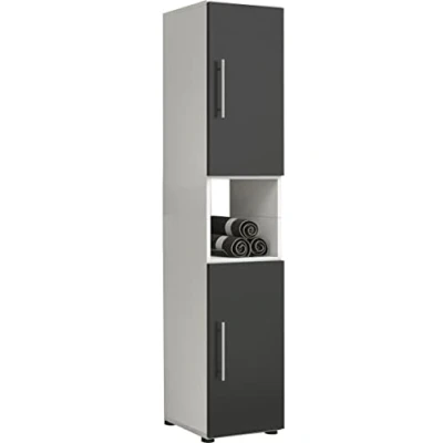Abbildung von VCM Hochschrank Holz Badmöbel Badschrank Flandu (1 St)