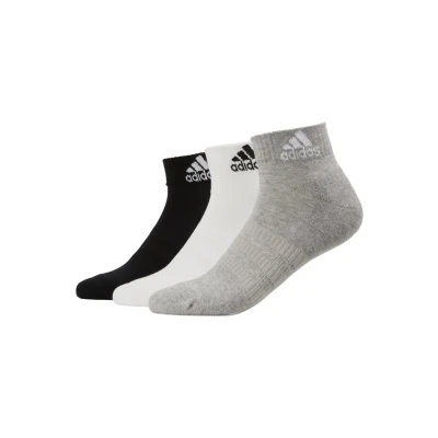 Abbildung von adidas Performance Socken CUSH ANK 3PP Sportsocken, Größe: 40 42, Medium grey/white/black