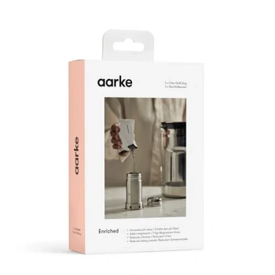 Abbildung von Aarke Wasserfilter Nachfüllbeutel Enriched 3er Pack für bis zu 3 x 120 L Wasser, Set