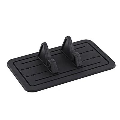 Abbildung von Autotelefonhalter, rutschfeste Sili utotelefon Armaturenbrett Pad Matte, Universal Silikongel Auto Halterung für Handyhalterung Wiegenständer