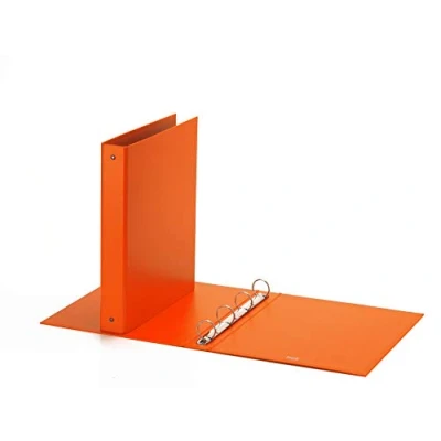 Abbildung von Favorit Box mit 10 Ordnern, Europa, 22 x 30 cm, 4 runde Ringe, mm, Orange