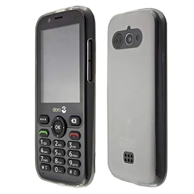 Abbildung von caseroxx TPU Hülle kompatibel mit Doro 7010/7011, Handy Tasche (TPU in transparent)