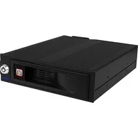 Abbildung von Icy Box IB 170SK B Wechselrahmen für 1x 3,5&quot; (8,9 cm) SATA HDD 5,25&quot; Schacht, III, EasySwap, Lüfter, schwarz