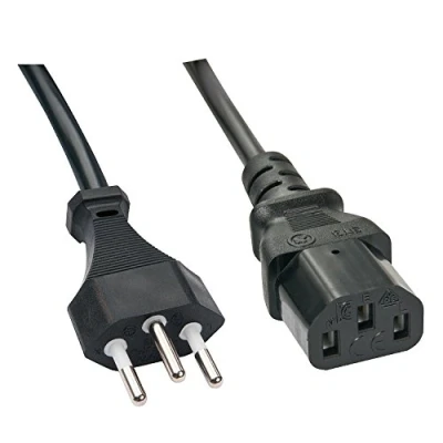 Abbildung von LINDY 30419 5m IEC Netzkabel, Schweiz