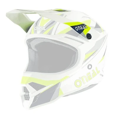 Abbildung von O&#039;NEAL Motocross Helm Ersatzteile Enduro Motorrad Ersatzschirm 3SRS Helmet TRIZ Visor Erwachsene Blau Neon Gelb One Size